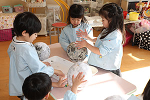 作品展の制作活動　ひまわり