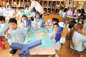 作品展の制作活動　さくら