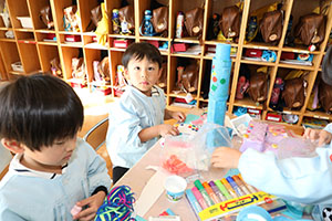 作品展の制作活動　さくら