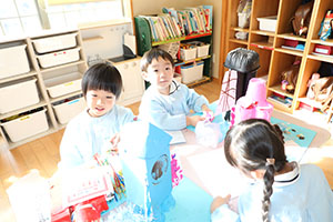 作品展の制作活動　さくら