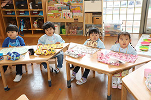 ホットケーキパーティ　2歳児クラス