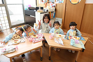 ホットケーキパーティ　2歳児クラス