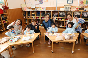 ホットケーキパーティ　2歳児クラス