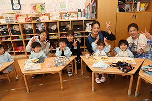 ホットケーキパーティ　2歳児クラス