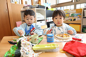 ホットケーキパーティ　2歳児クラス