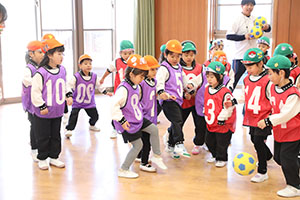 白熱！サッカー大会　NO.1　年長組