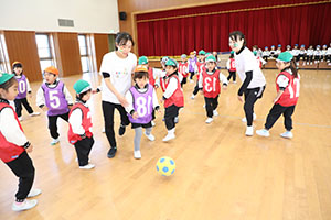 白熱！サッカー大会　NO.1　年長組