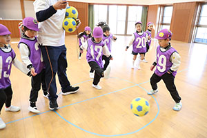 白熱！サッカー大会　NO.1　年長組