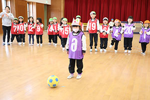 白熱！サッカー大会　NO.1　年長組