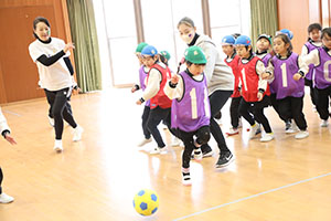 白熱！サッカー大会　NO.1　年長組