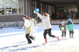 雪遊びたのしかったね⛄　
