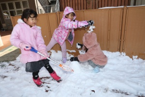 雪遊びたのしかったね⛄　