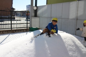 雪遊びたのしかったね⛄　2歳児クラス　