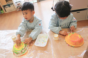 作品展の制作活動　ぺんぎん