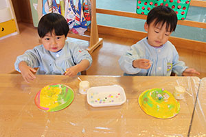 作品展の制作活動　ぺんぎん