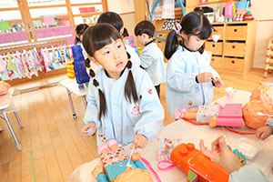 作品展の制作活動　りす