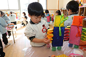 作品展の制作活動　りす