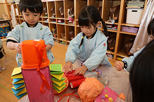 作品展の制作活動　りす