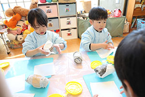 作品展の制作活動　こあら