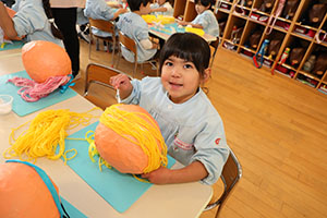 作品展の制作活動　ばら