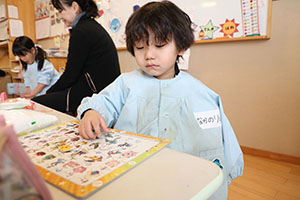 作品展の制作活動　ばら