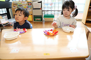 作品展の制作活動　ひよこ