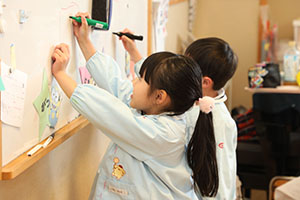谷口先生の習字教室　年長組