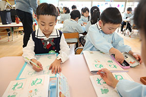 谷口先生の習字教室　年長組