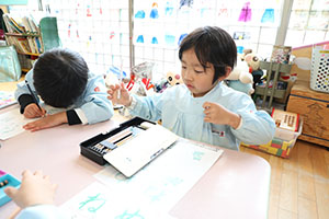 谷口先生の習字教室　年長組