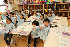 谷口先生の習字教室　年長組