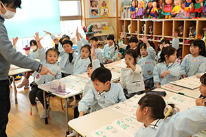 谷口先生の習字教室　年長組