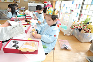 作品展の制作活動　さくら