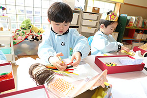 作品展の制作活動　さくら