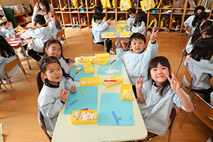 作品展の制作活動　さくら