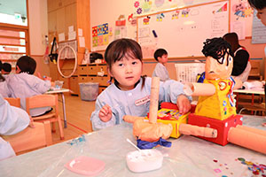 作品展の制作活動　うさぎ