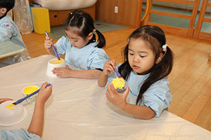 作品展の制作活動　ぱんだ