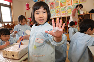 作品展の制作活動　ぱんだ