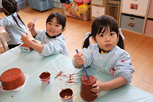 作品展の制作活動　ぱんだ