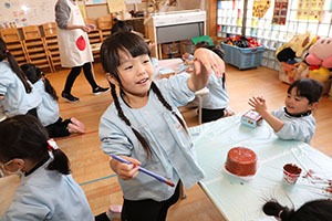 作品展の制作活動　ぱんだ