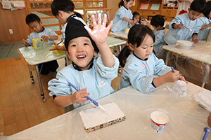 作品展の制作活動　ぱんだ