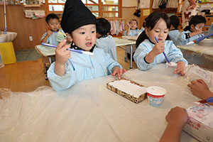 作品展の制作活動　ぱんだ