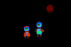 1月生まれの誕生会「ブラックシアター」　NO．1