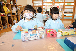 作品展の制作活動　ことり