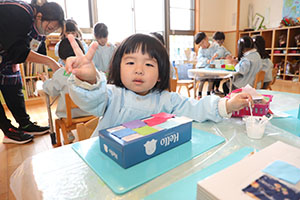 作品展の制作活動　ことり