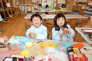 作品展の制作活動　さくら