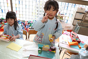 作品展の制作活動　さくら