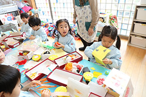 作品展の制作活動　さくら