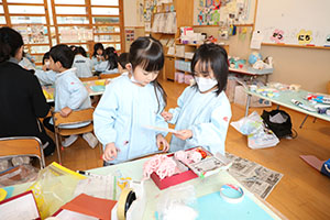 作品展の制作活動　さくら