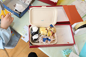 作品展の制作活動　さくら