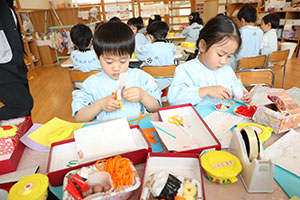 作品展の制作活動　さくら